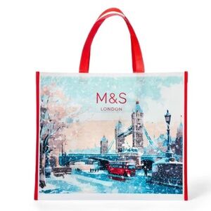 M&S Christmas Reusable Bag